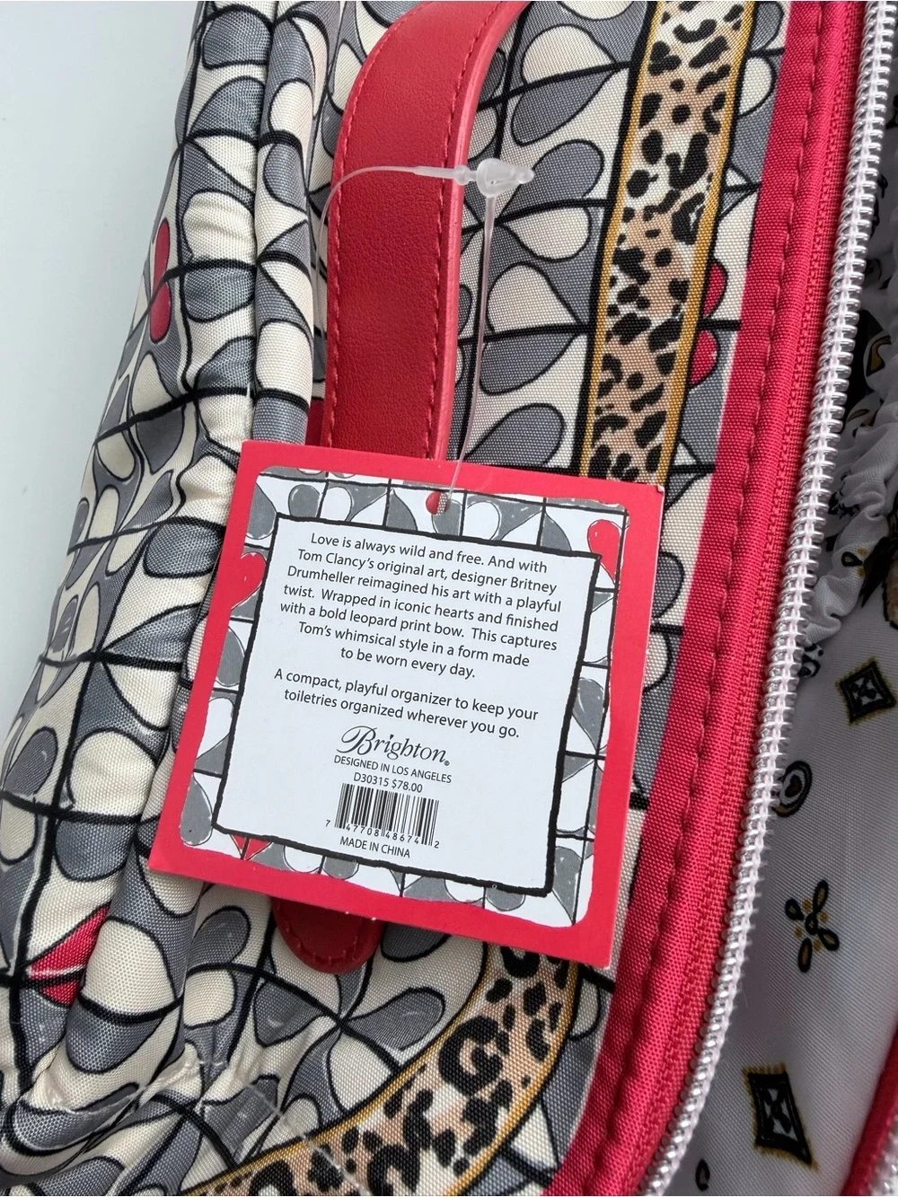 Brighton Wild Love Cosmetic Bag NWT
